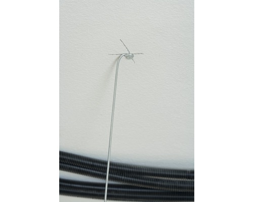Knaufdraad met oog voor ophanging met snelspanveer 250 mm