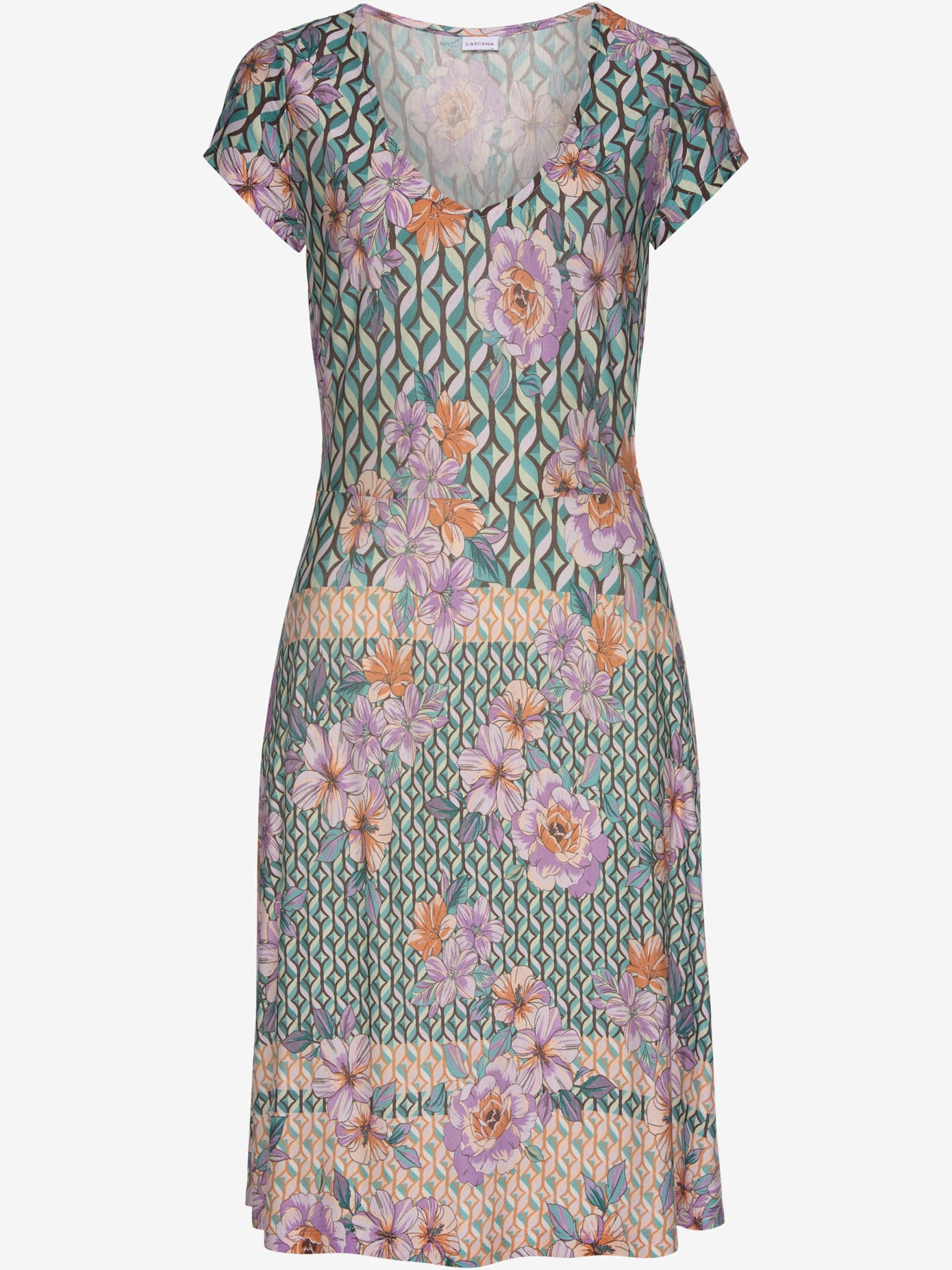 Robe d'été manches courtes