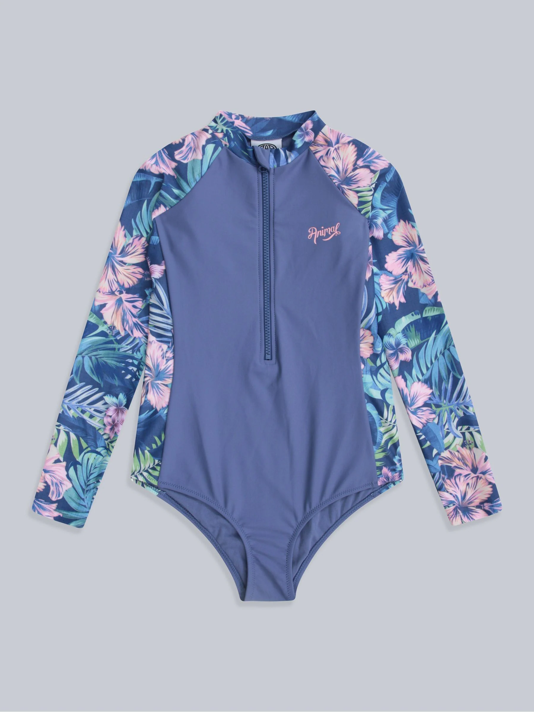 Paars - Animal Kids Gala Quick Drying Surfsuit