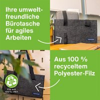 Sacoche en feutre Desk Sharing Bag, anthracite