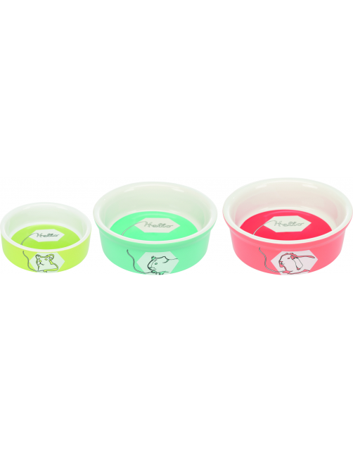 Trixie Voerbak Cavia Hello - Voerbak - ø11 cm 240 ml Assorti