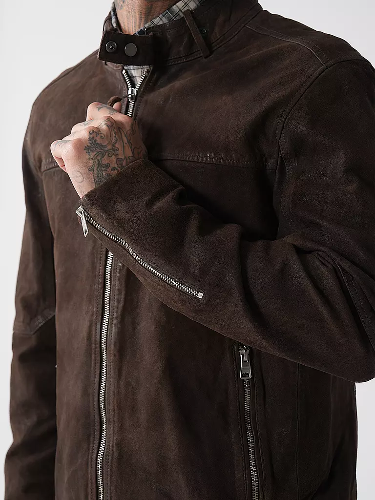 ALLSAINTS Lederjacke CORA  braun