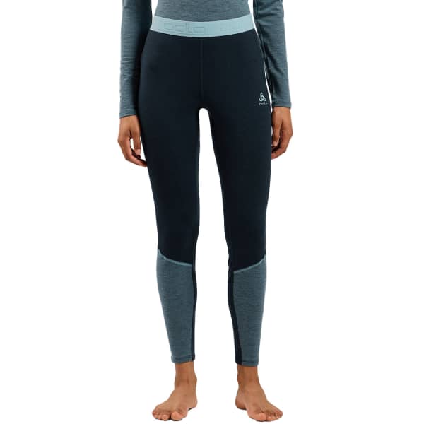Collant thermique ODLO REVELSTOKE PW 150 BL BOTTOM LONG W PROVINCIAL BLUE/DARK SAPPHIRE MELANGE