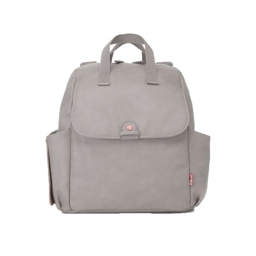 Sac à langer Robyn convertible - Similicuir gris pâle