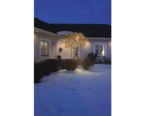Konstsmide Micro LED-lichtsnoer, 3,04 m + 10 m aansluitdraad, 20 LED's, amberkleur