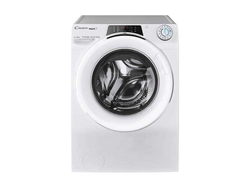 Candy Waschmaschine RO 1486DWMCT/1-S Links Frontlader mit 8 kg Ladekapazität