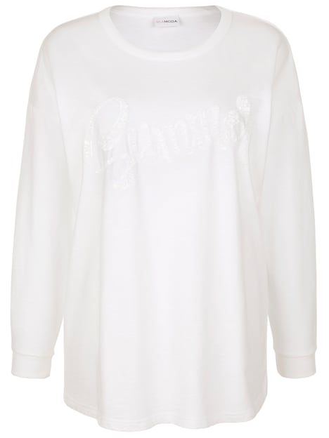 Sweatshirt, Pailletten, Langarm