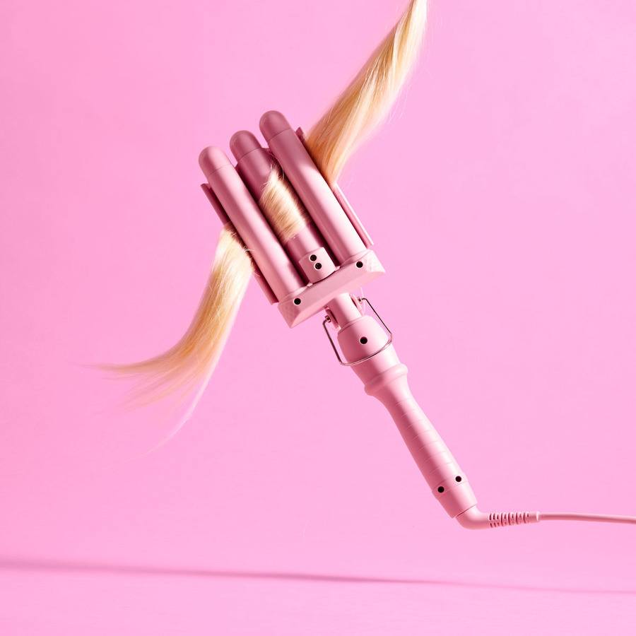 Mermade Hair Mini Waver Pink 25mm