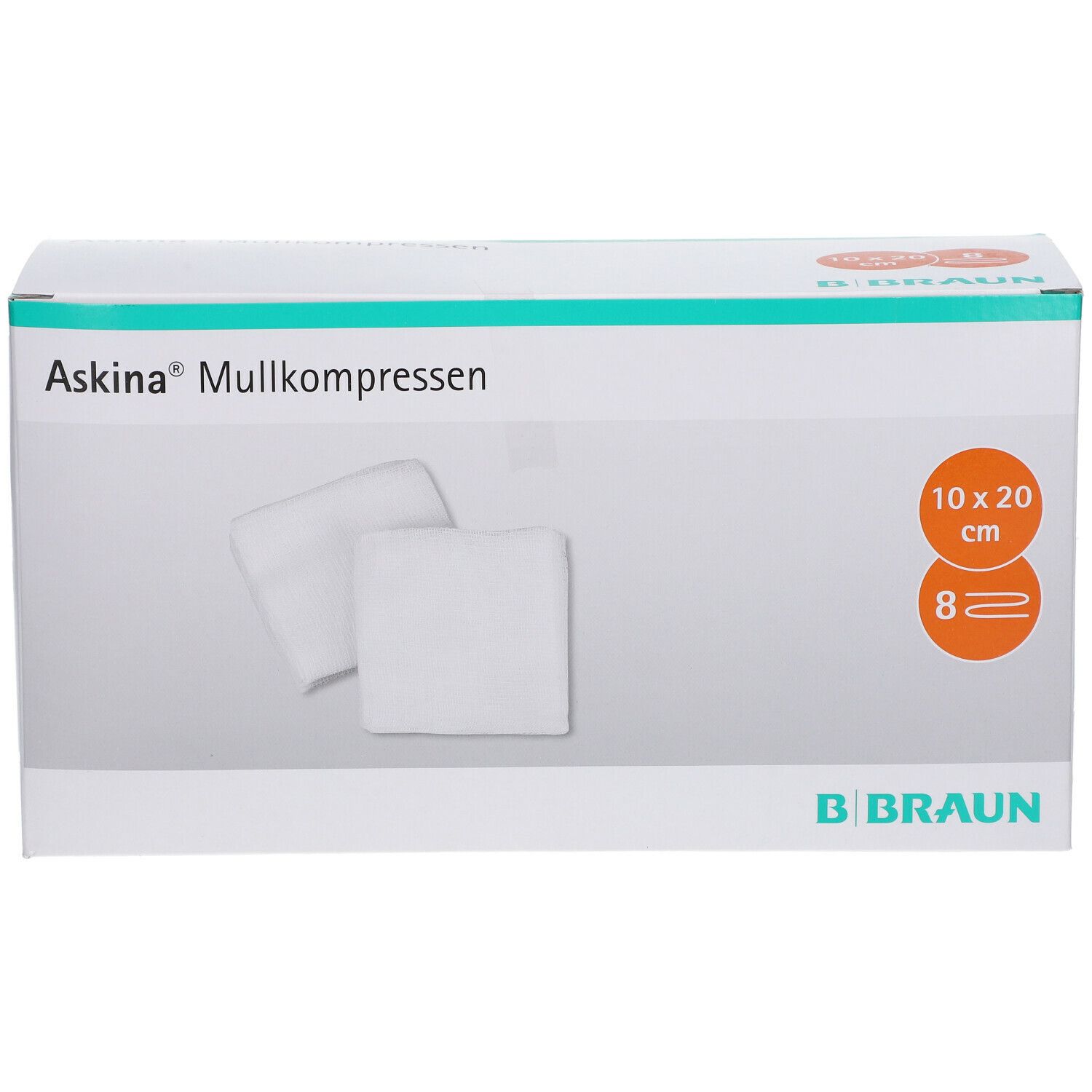 Askina® Mullkompressen 10 x 20 cm steril