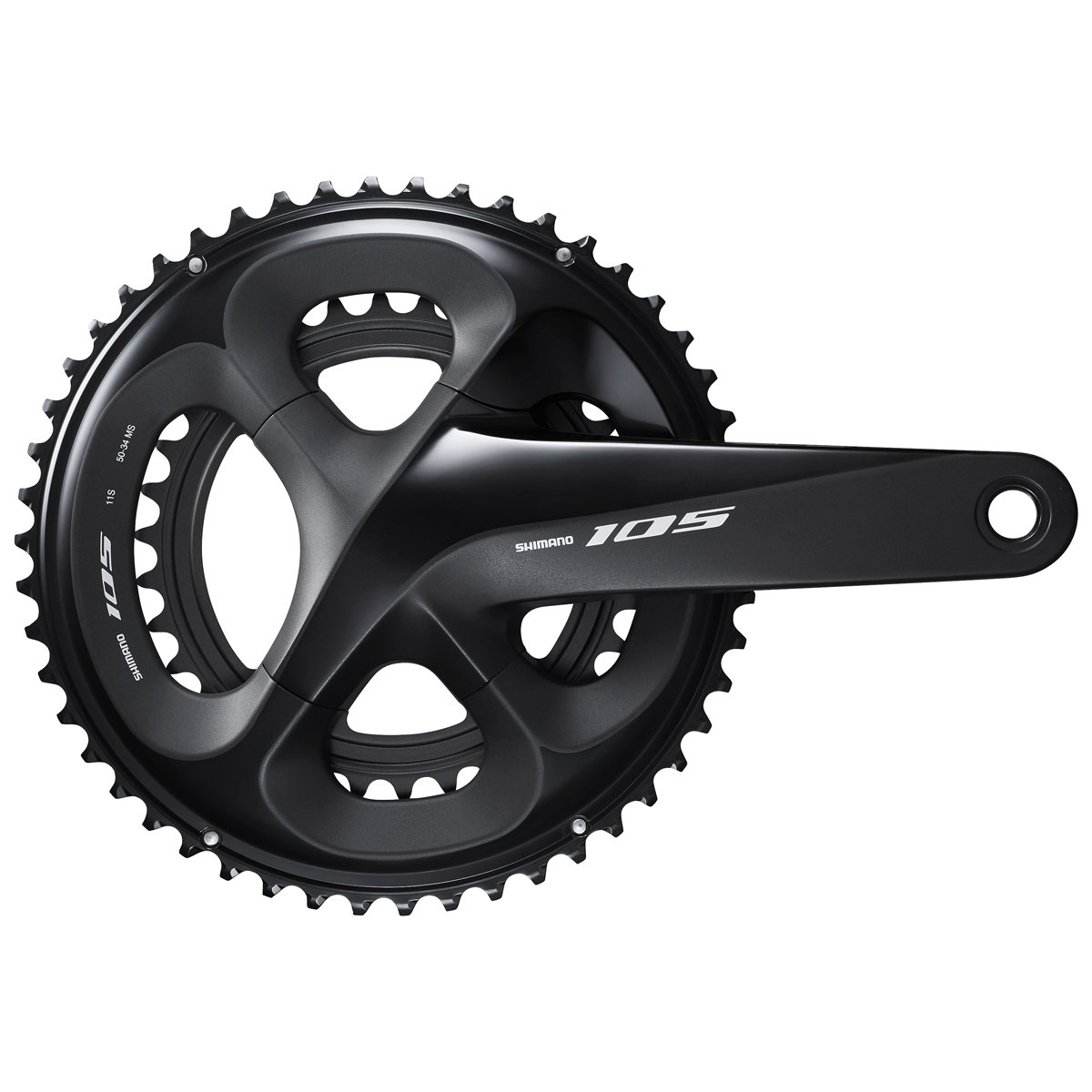 Shimano 105 R7000 Kranksæt Sort 50/34 175 mm