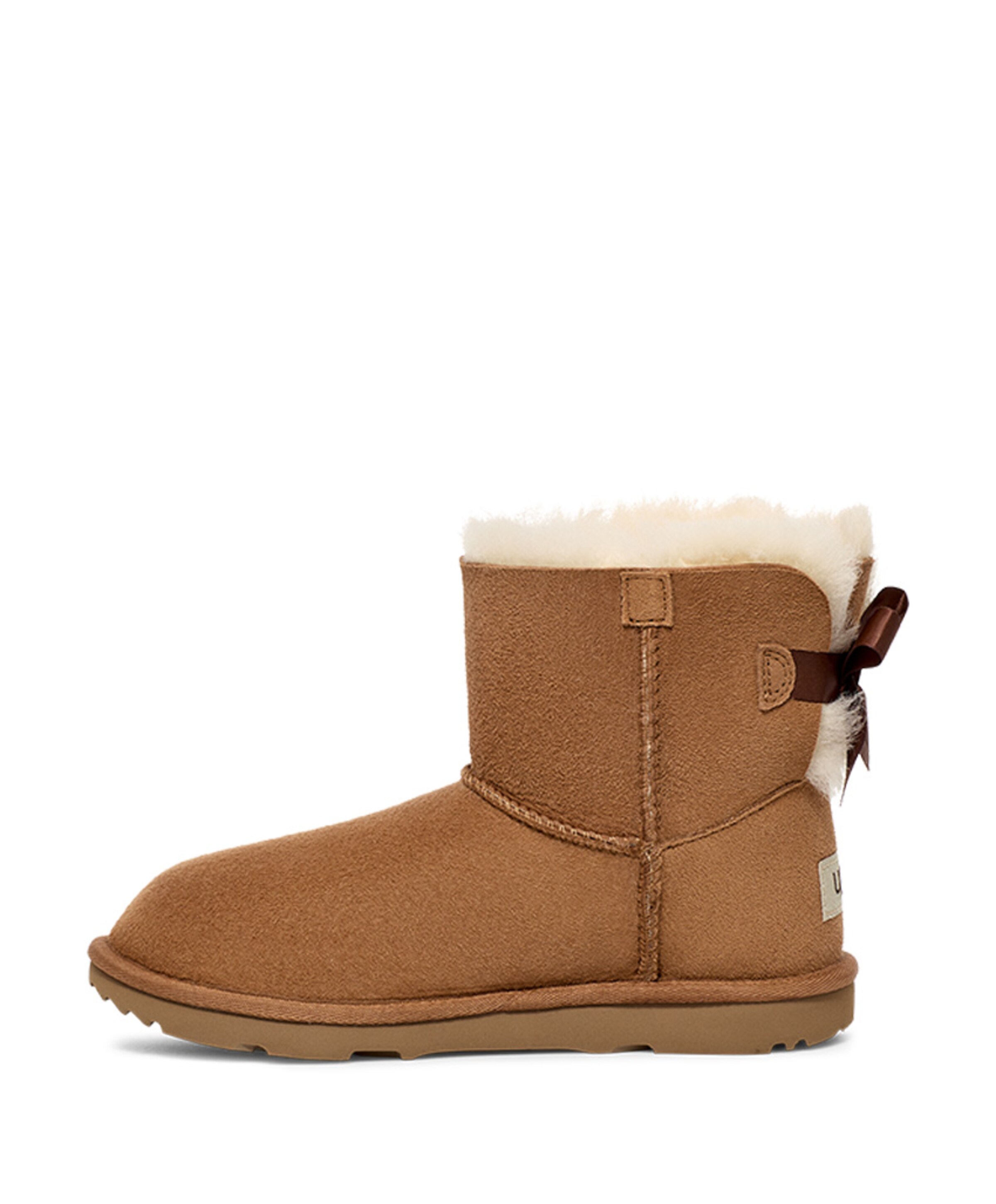 Ugg K MINI BAILEY BOW II meisjes enkellaarzen bruin