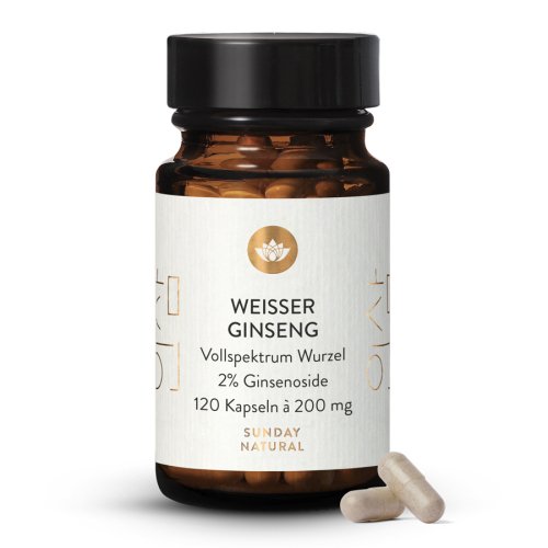 Sunday Natural Products  Weisser Ginseng Natur 2%