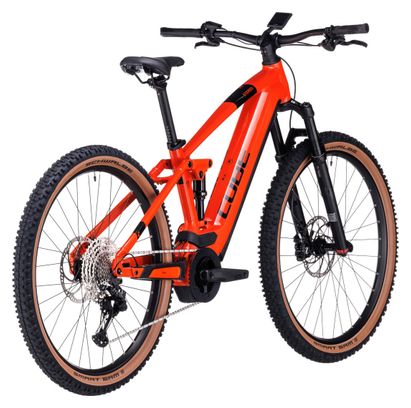 VTT Électrique Tout-Suspendu Cube Stereo Hybrid 120 Race 750 Shimano Deore/XT 12V 750 Wh 27.5'' Orange Spark