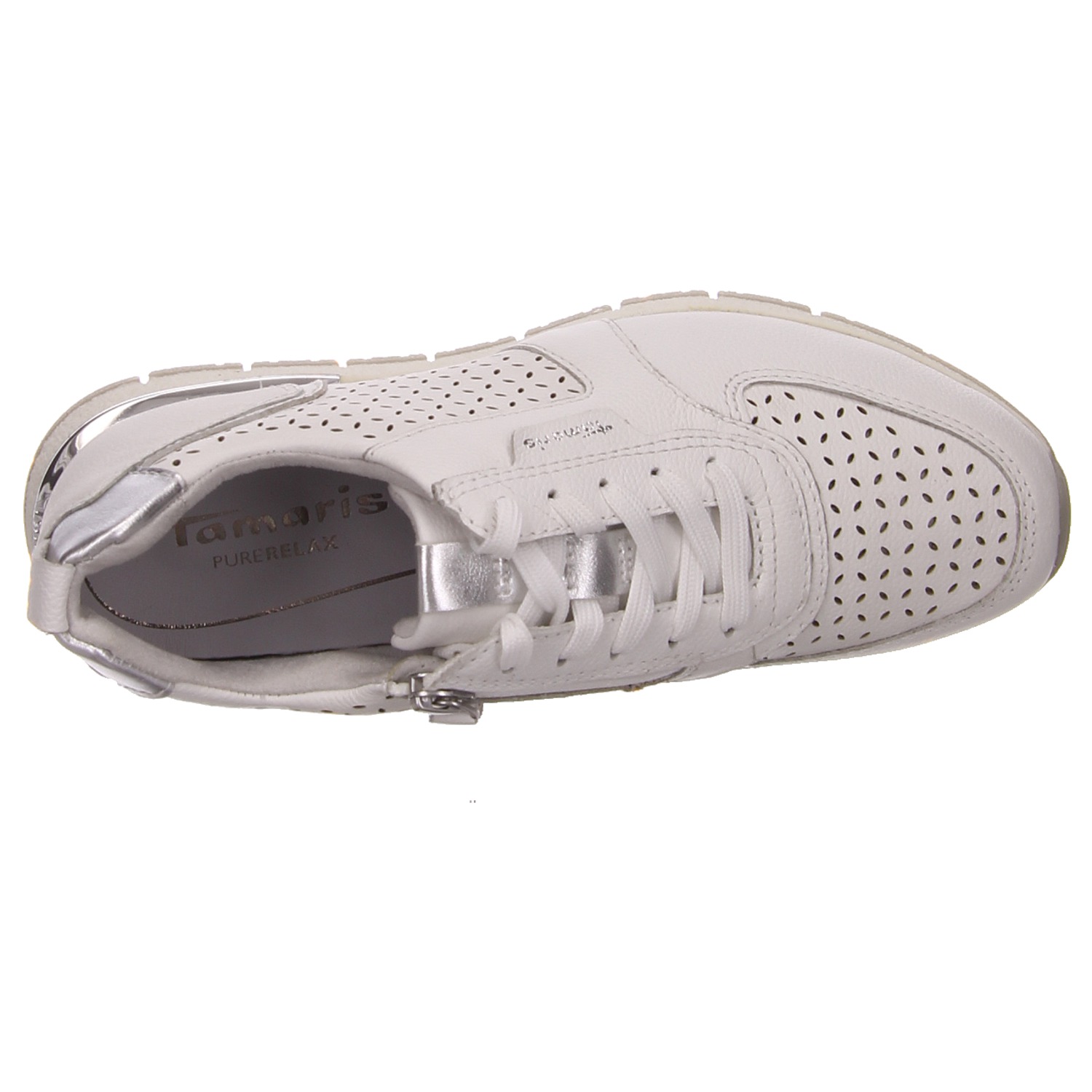 Tamaris Sneaker weiß weiss/weiss kombi