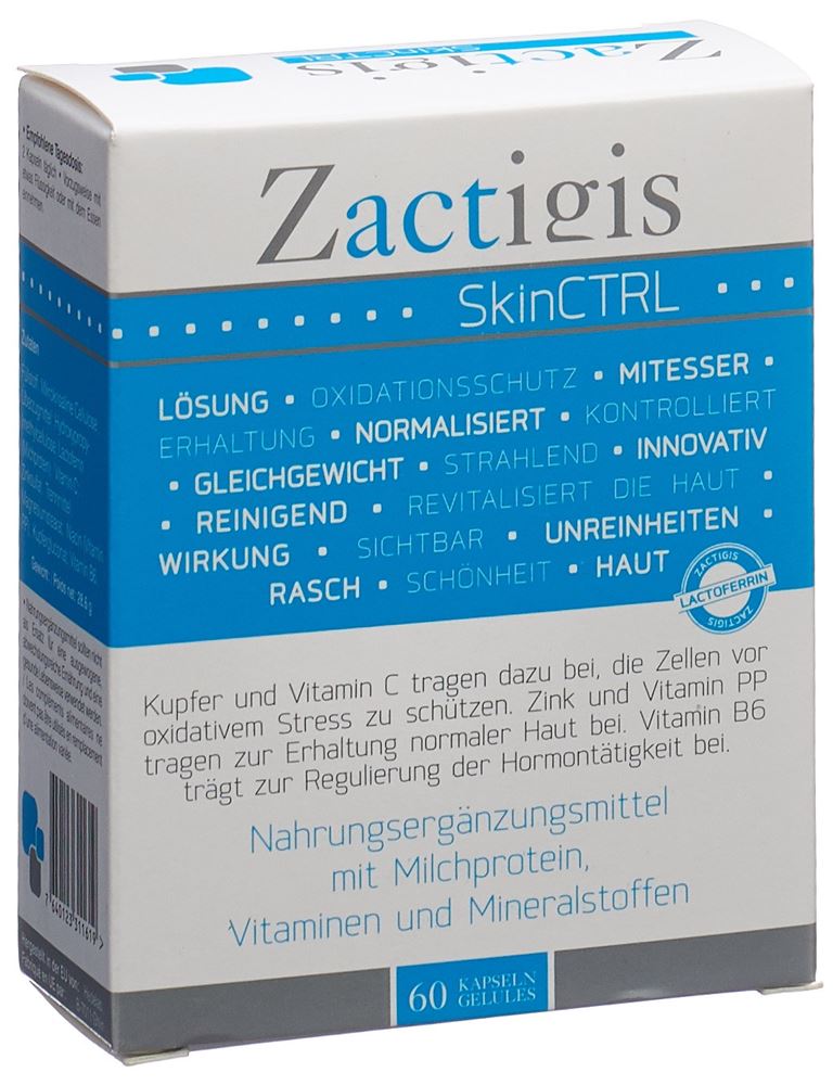 ZACTIGIS SkinCTRL<br>60 Stück, Gélules