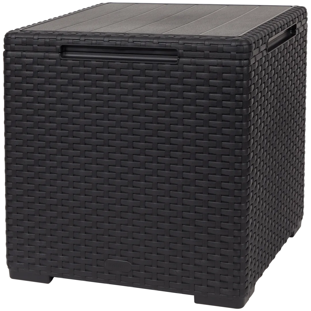 Allibert 2-in-1 opbergbox en tafeltje 37 x 37 x 37 cm
