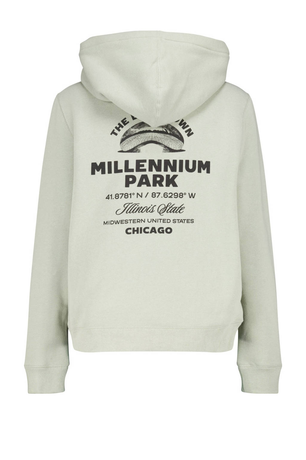 America Today hoodie mintgroen