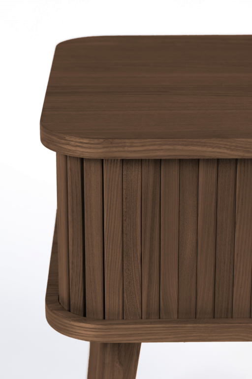 Zuiver Barbier bijzettafel zwart