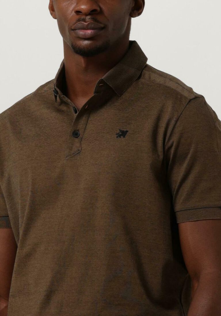 VANGUARD groene vanguard polo short sleeve polo mercerized jacquard jersey