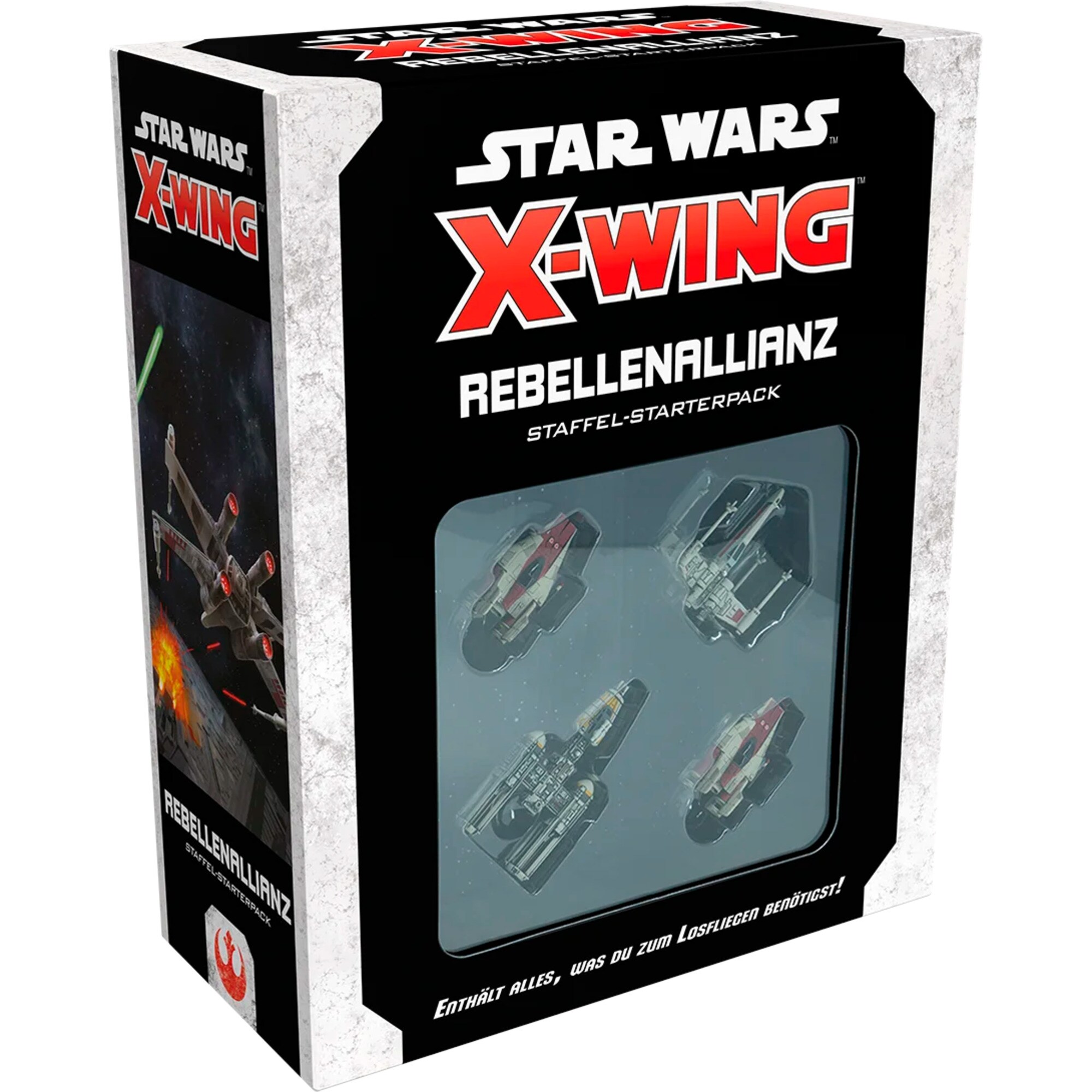 Asmodee Tabletop Star Wars X-Wing 2. Edition - Rebellenallianz Staffel-Starterpack
