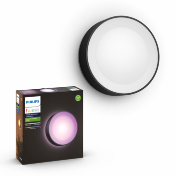 Philips Hue muurlamp Daylo zwart - wit en gekleurd licht 15W