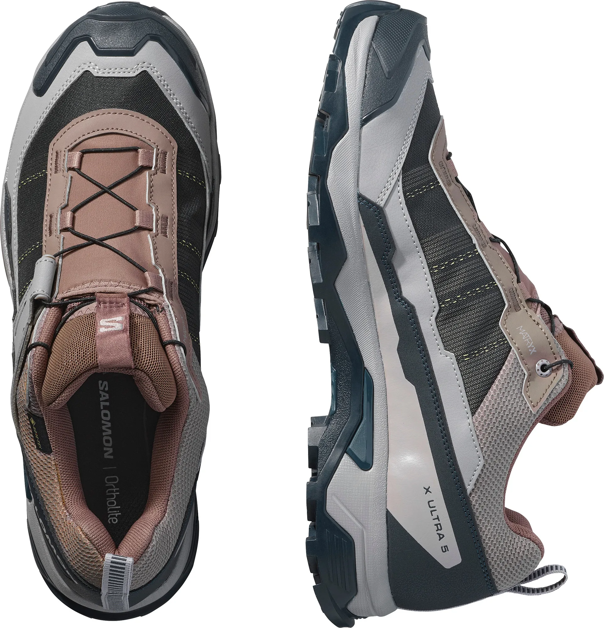 Salomon Men's X Ultra 5 GORE-TEX Iron/Dark Navy/Gull