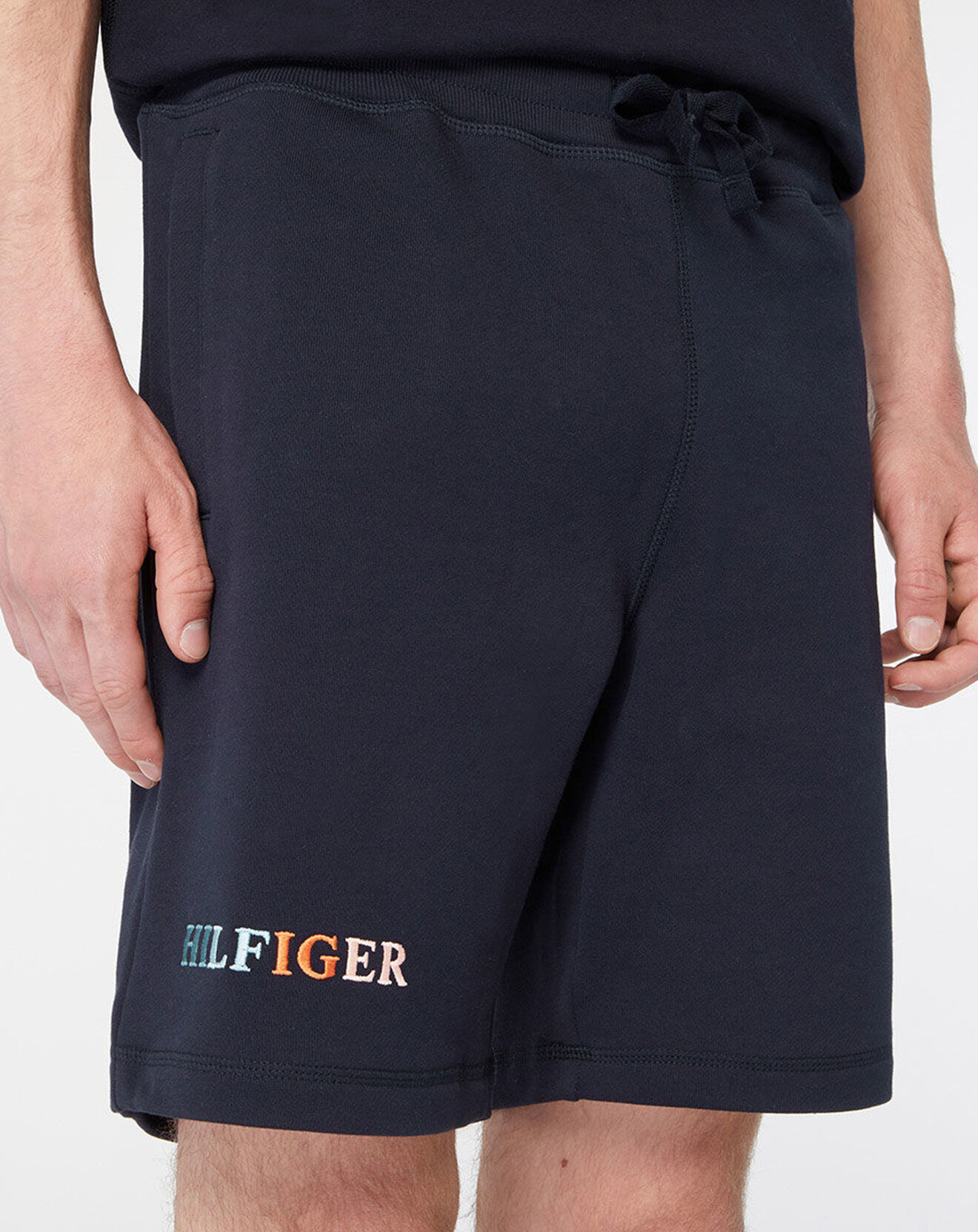 Tommy Hilfiger Short jogging Contrast Stitch bleu marine