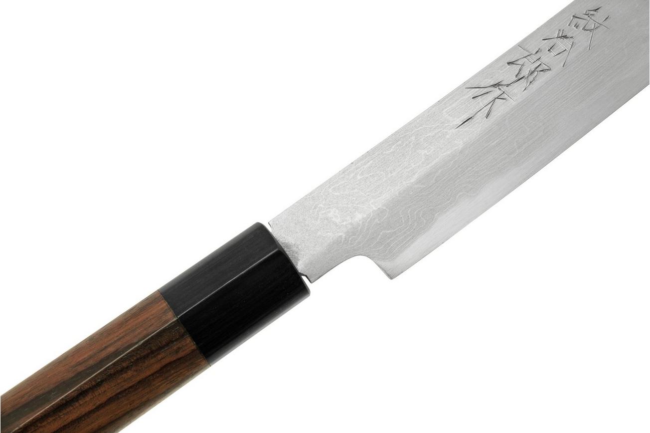 Eden Takobiki Ryoba 24 cm, red sandalwood
