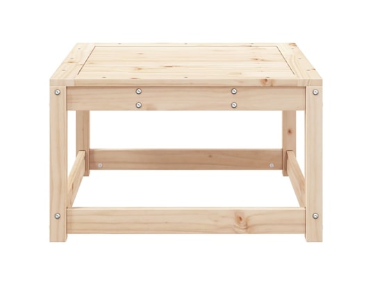 VIDAXL - Pouf Repose-pied de jardin bois de pin massif