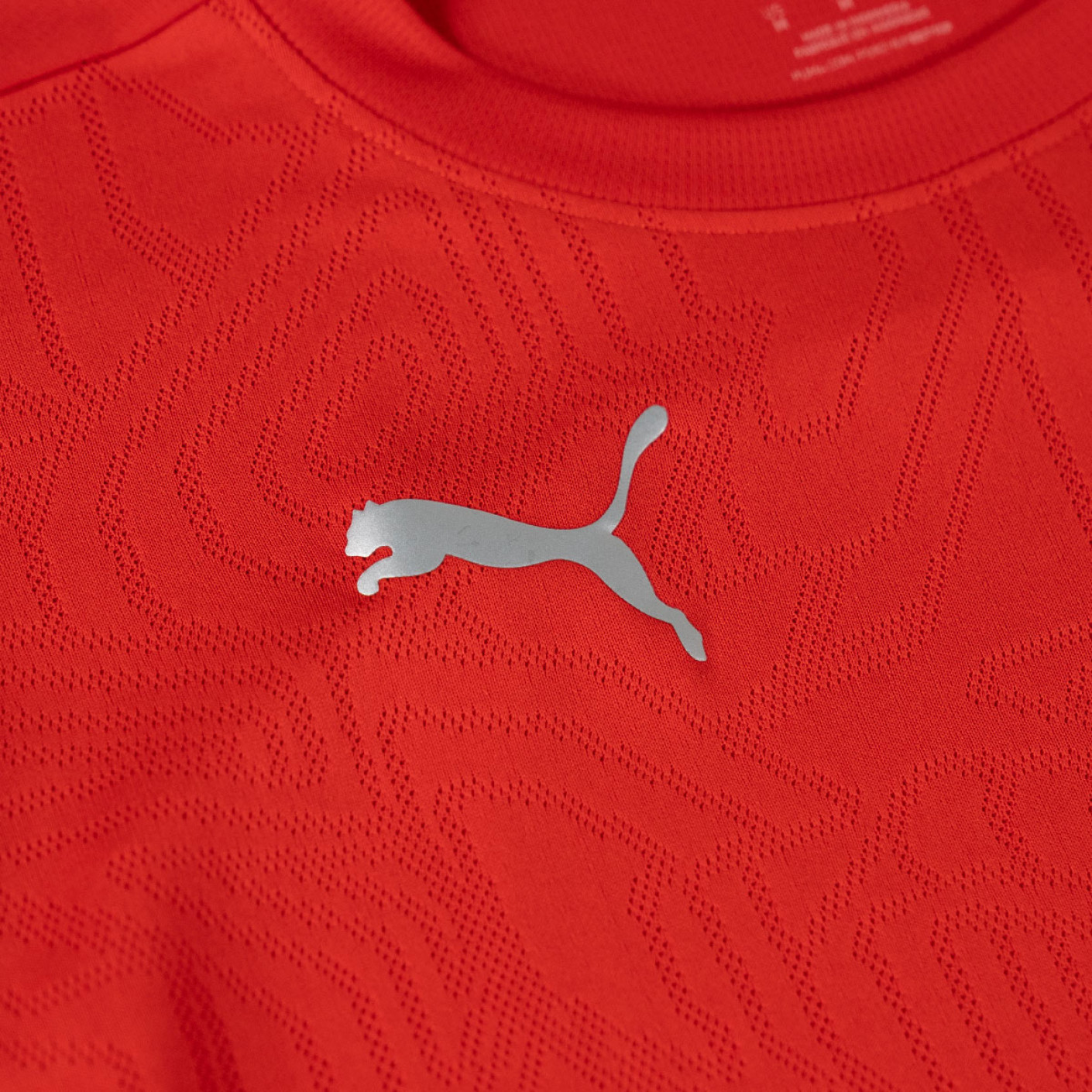 PUMA Marokko Trainingsset 2024-2026 Rood Zwart Zilver
