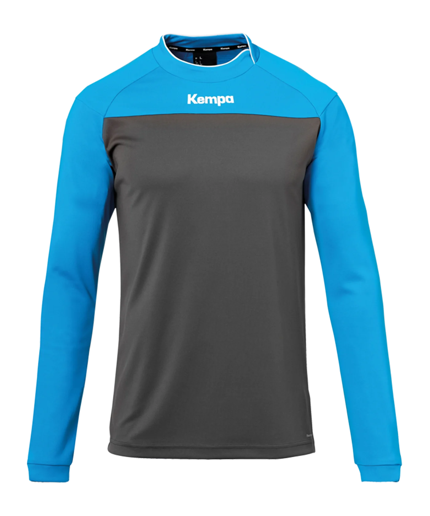 Kempa Prime Shirt langarm Grau Blau F02