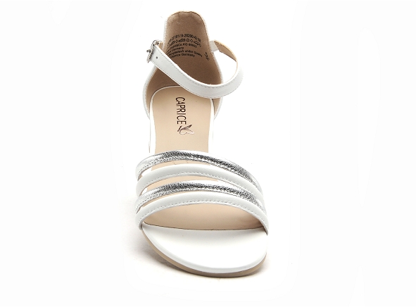 Caprice nu pieds talons femme 28200 blanc