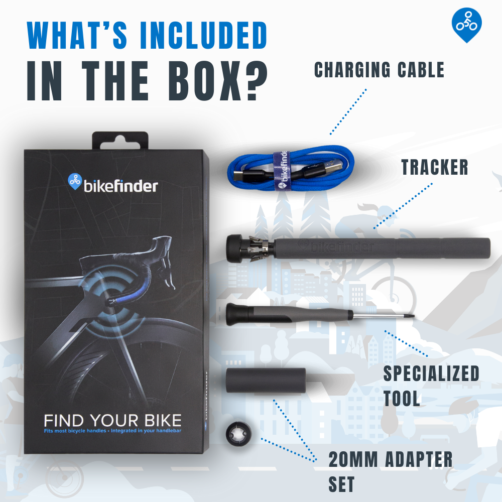 BikeFinder GPS-sporing Black
