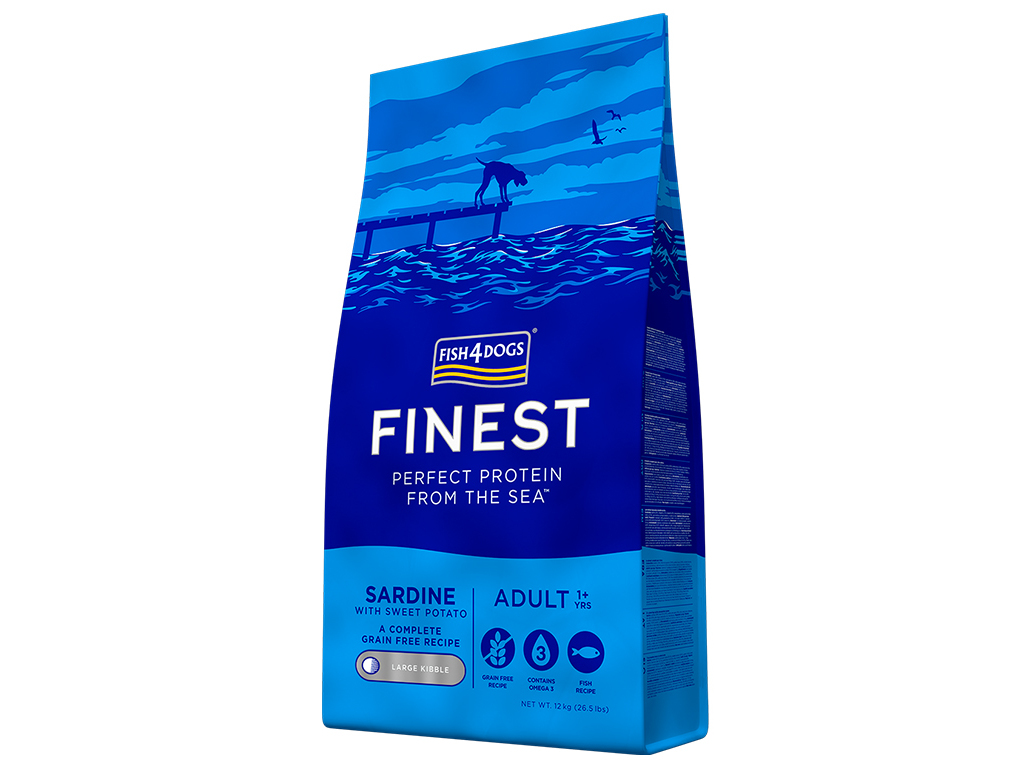 RAÇÃO CÃO FISH4DOGS SARDINHA 12KG