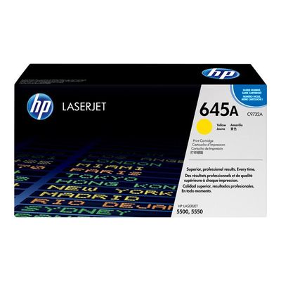 HP 645A - jaune - cartouche laser d'origine