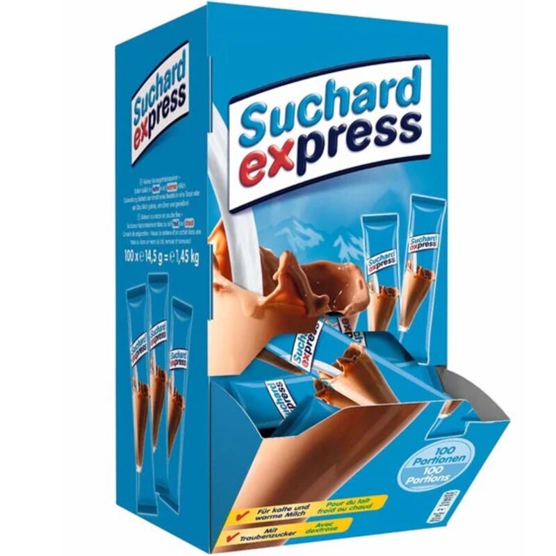 Suchard Schokoladenpulver Express, 14.5 g, 100 Stück