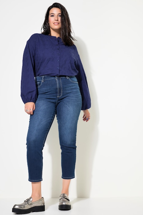 Mom-Jeans, Herztaschen, 5-Pocket