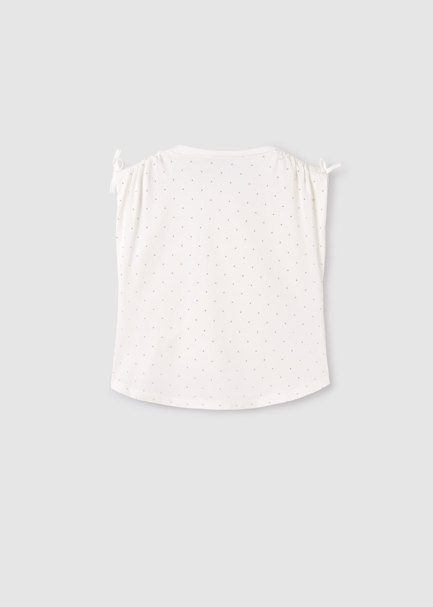 Camiseta infantil de bolinhas