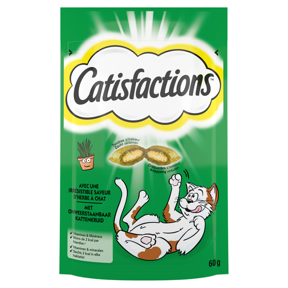 Catisfactions Kattensnack Kattenkruid60 gr