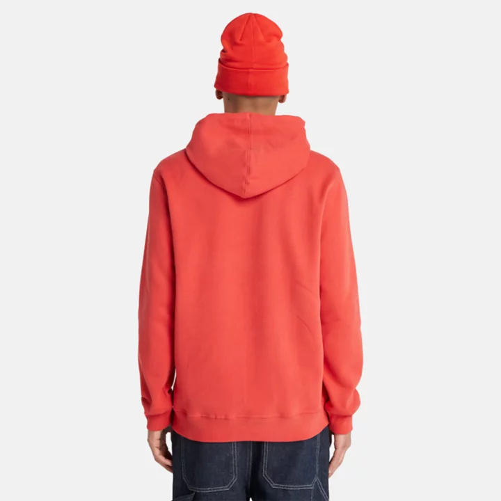 Moletom com capuz Timberland 50º Aniversário na cor vermelha
