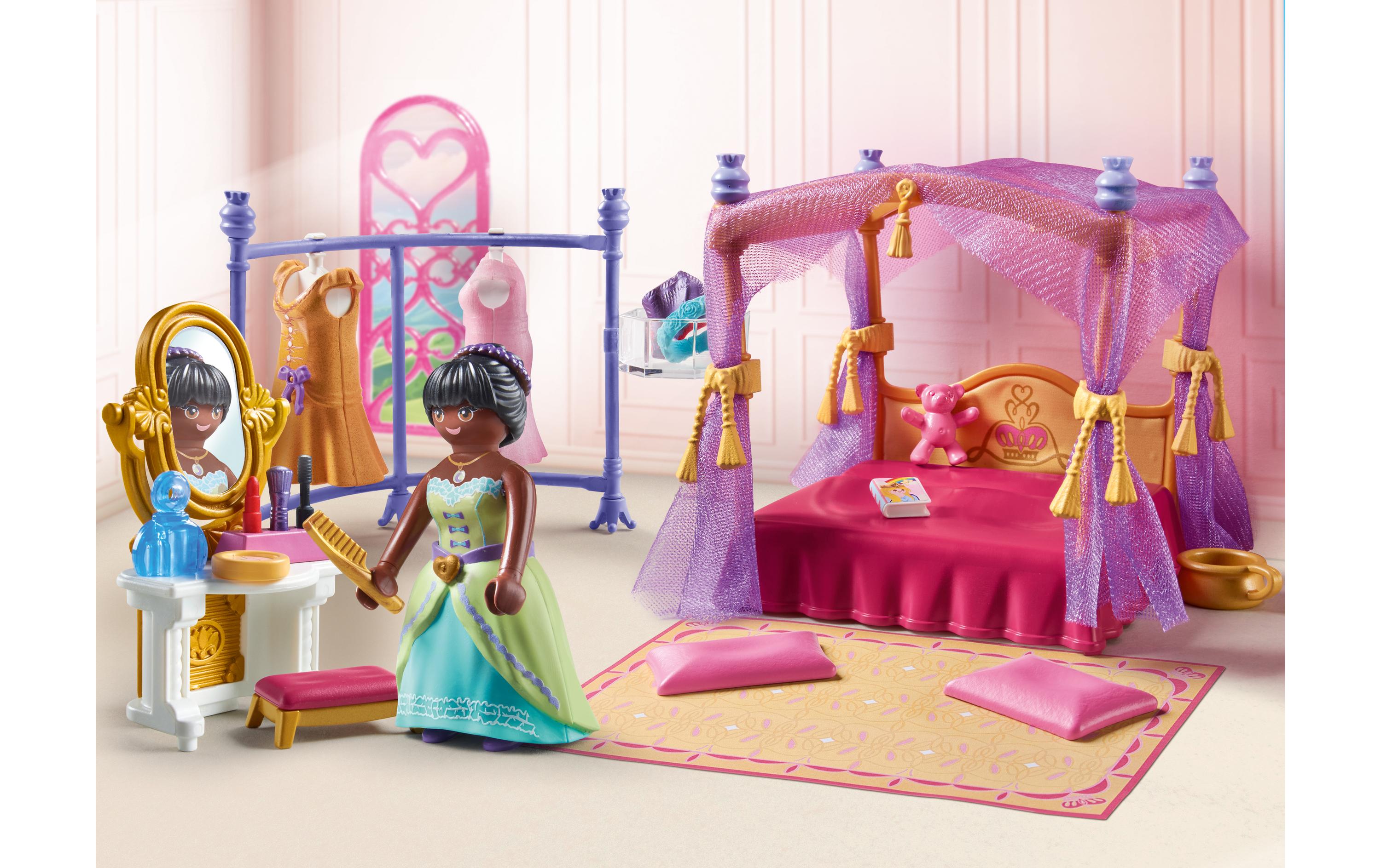 Princess Magic Prinzessinnen-Schlafzimmer mit Ankleide 71847Spielfiguren-Set