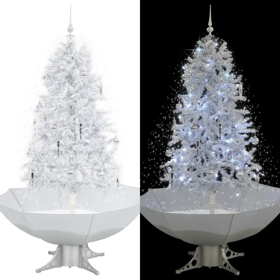 vidaXL - Sneeuwende Kerstboom - Wit - 170 x 105 cm