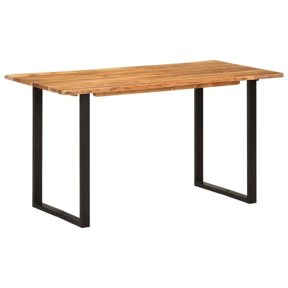 vidaXL - Eettafel - Bruin - Hout - 140 x 70 x 76 cm