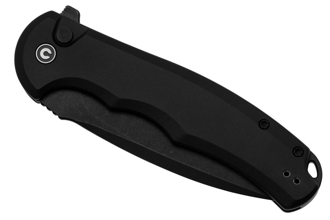 CIVIVI Button Lock Praxis C18026E-1 Black Aluminum, zakmes