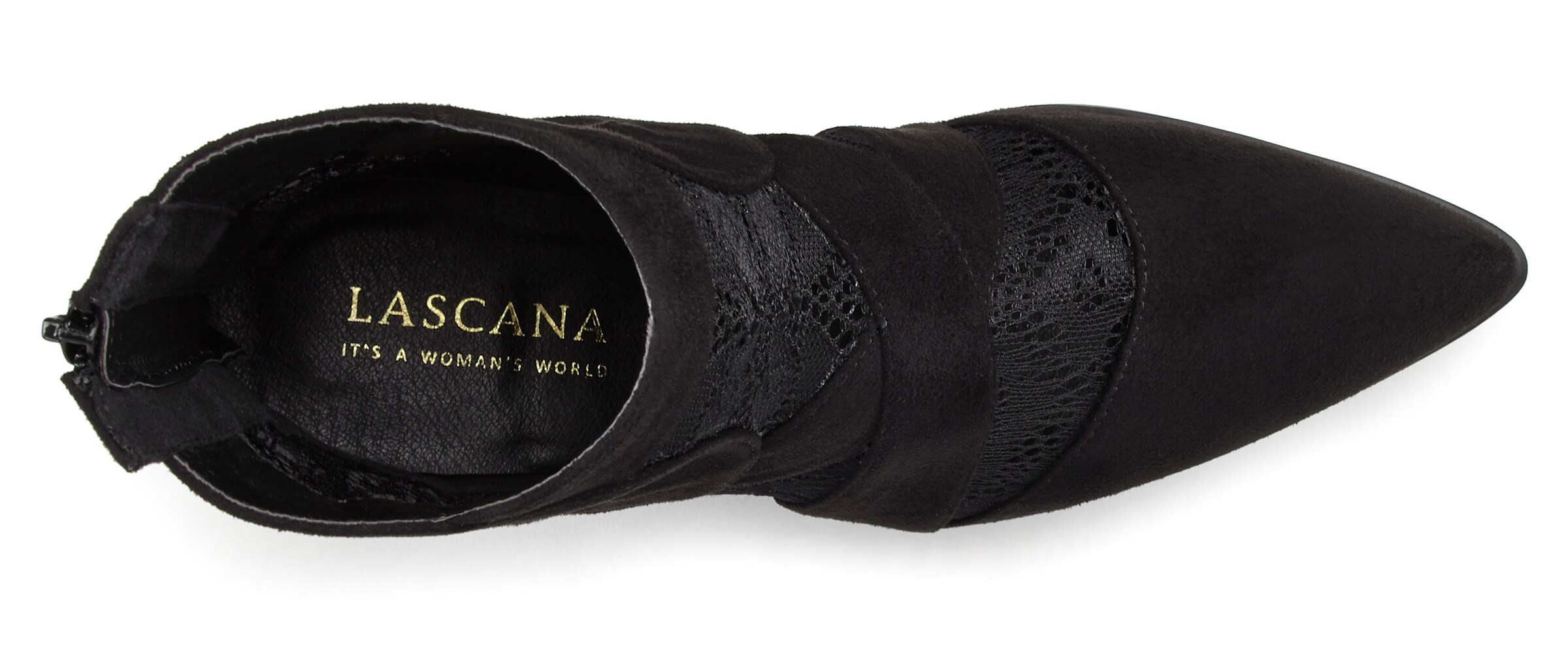 LASCANA Stiefelette in schwarz