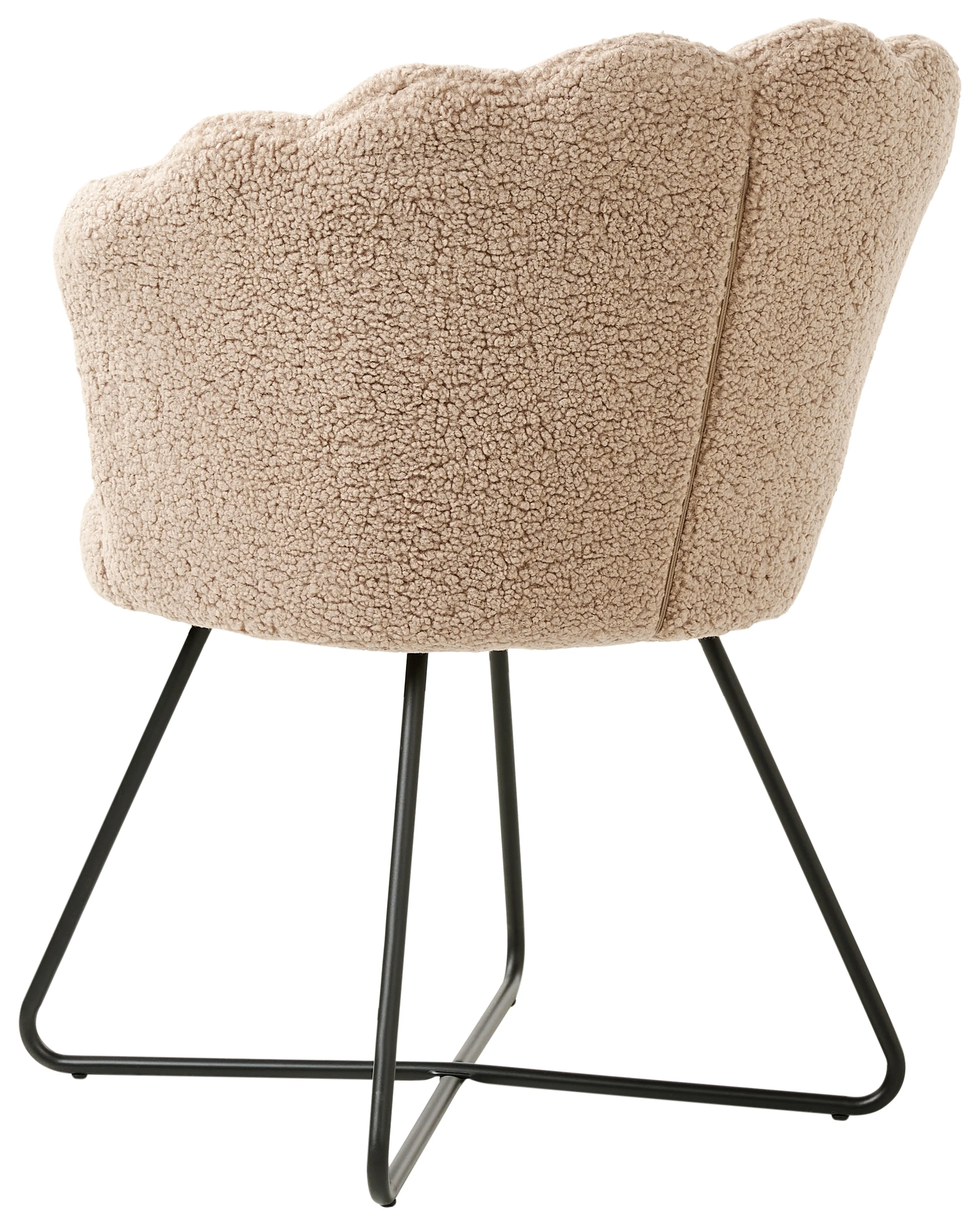 Fauteuil LOVELOCK Bouclé Beige