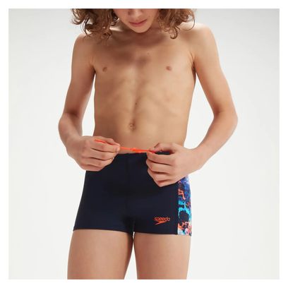 Maillot de bain Enfant Speedo Allover Panel bleu marine/bleu