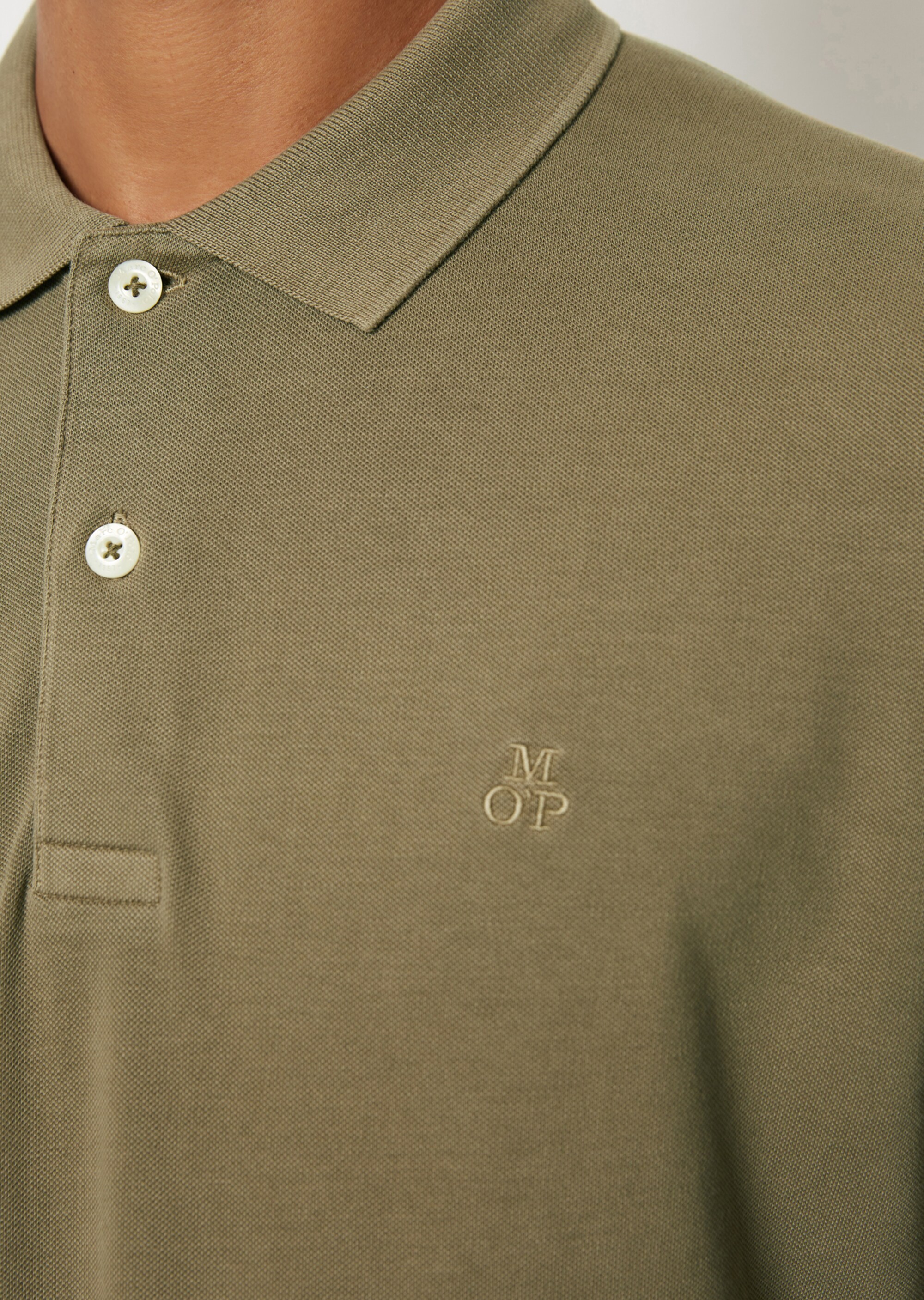 Poloshirt Piqué regular aus Bio-Baumwolle mit Elasthan