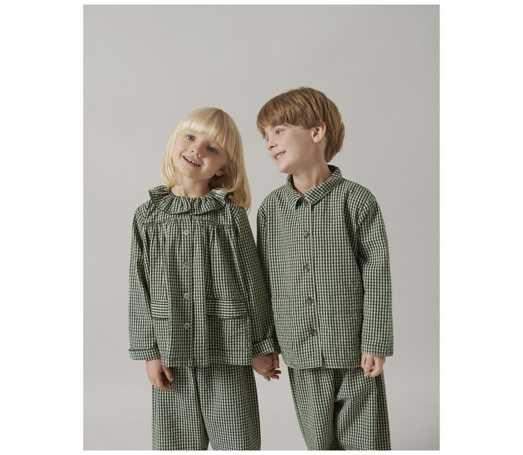 MarMar Copenhagen Pajama Set Green check