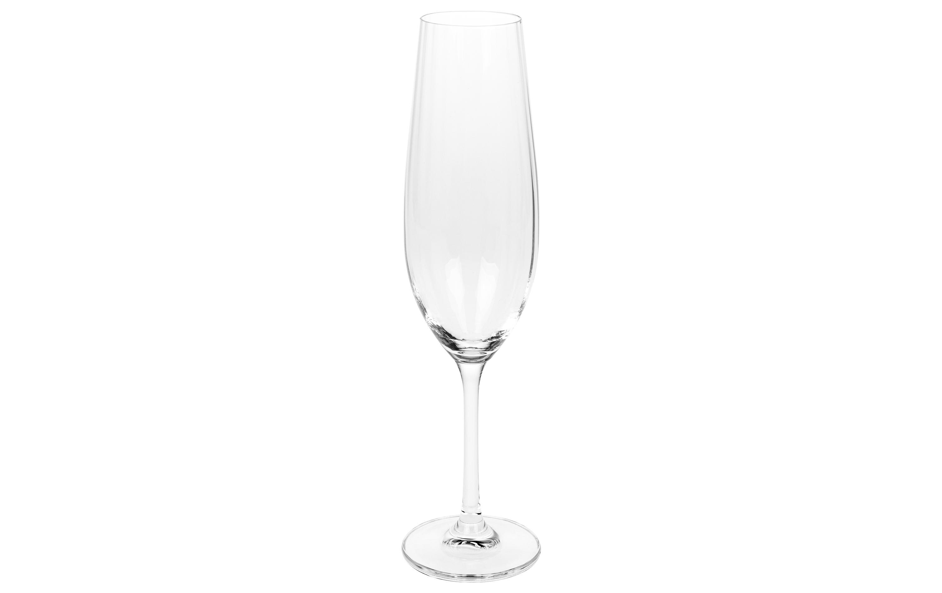 Champagnerglas 260 ml, 2 StückSektgläser-Set aus Kristallglas